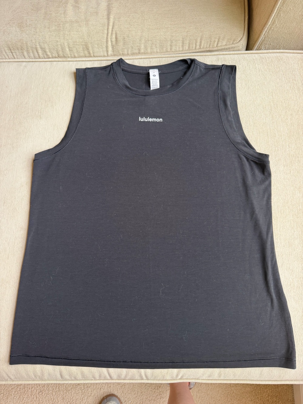 lululemon athletica women’s Black Performance Tank